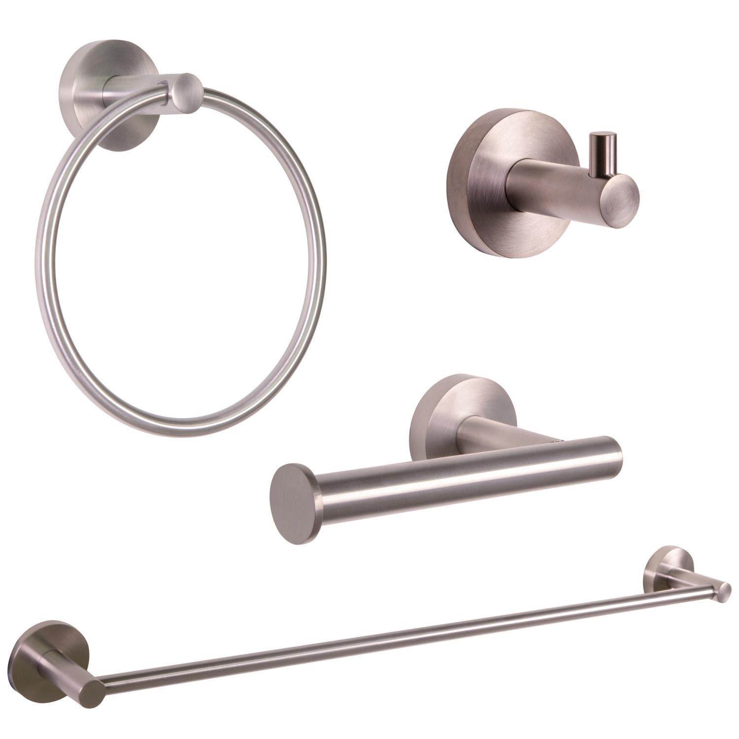 Design House 188433 Kelton 4-Piece Bathroom Hardware Kit