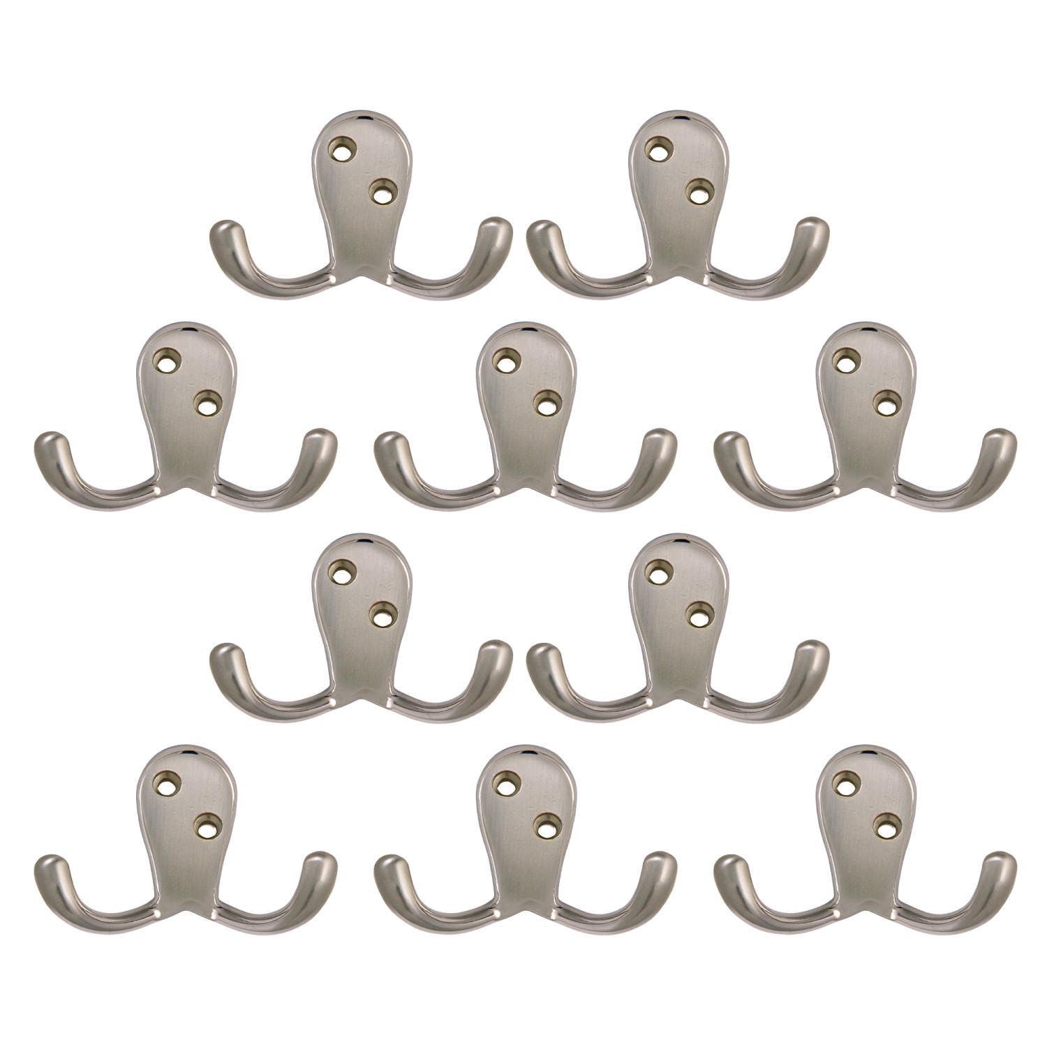 Design House 2077 3" Double Hook, 10-Pack