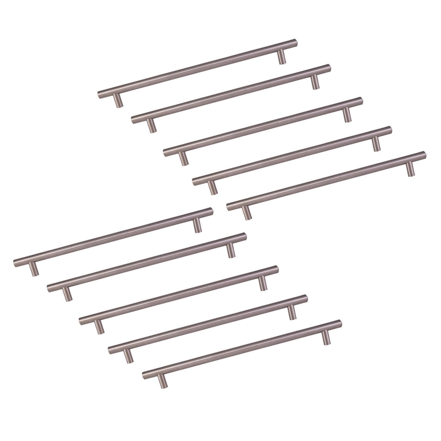 Design House 206581 Solid Truss Stainless Steel 10" CTC Cabinet Pull, 10-Pack