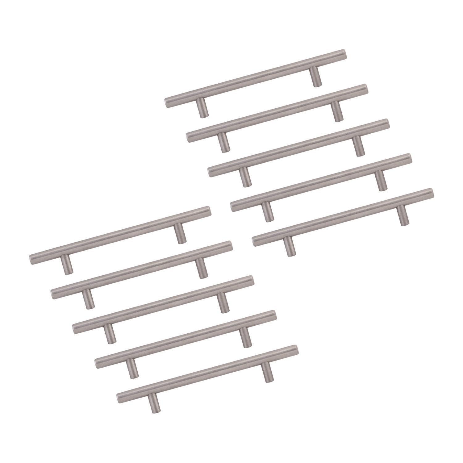 Design House 188839 Solid Truss 3.75" CTC Cabinet Pull In Satin Nickel, 10-Pack