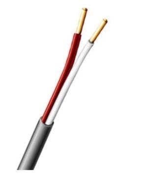 Aiphone 872002 Low Cap Wire, 2-Conductor, 20AWG, Solid, Non-Shielded