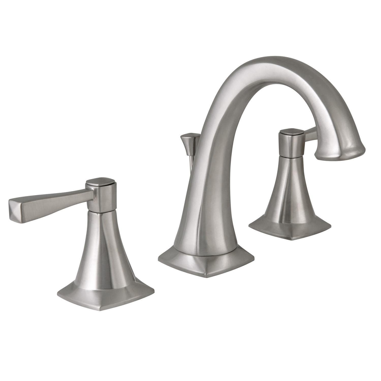 Design House 546937 Perth Widespread Bathroom Faucet In Satin Nickel, 1.2 GPM