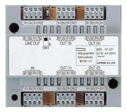 Aiphone GT-4ZP 4-Way Video and Power Distribution Adaptor