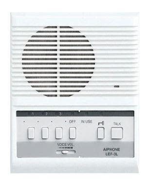 Aiphone LEF-3L Analog 3-Channel Master Station with Selective Door Release