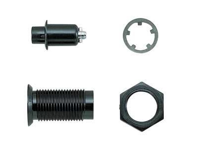 Sugatsune 252F Push Lock Fastener (Mini/Flush Type), Finish-Black