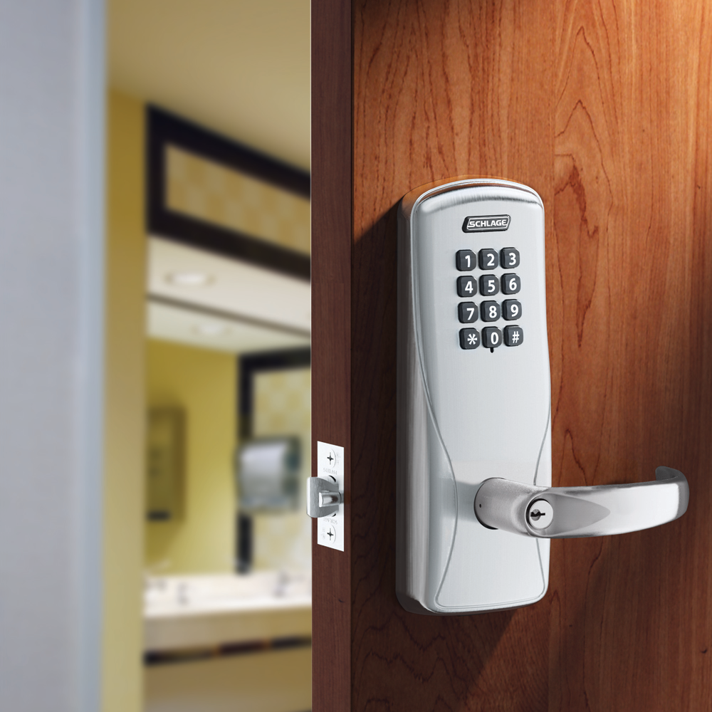 Schlage CO-100-CY Standalone Keypad Programmable Lock - Cylindrical Chassis