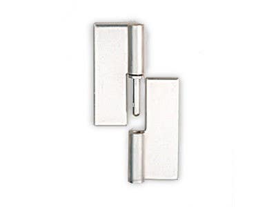 Sugatsune HNH Cabinet Lift-Off Hinge (Weld-On), Stainless Steel, Finish-Mirror