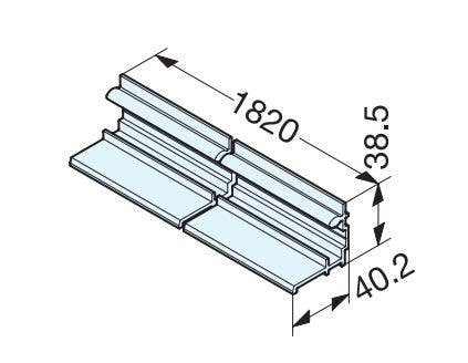 Sugatsune VT-DF-E1820 Top/Bottom Bracket, Finish-Anodized