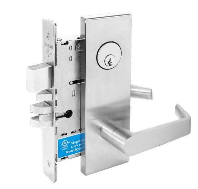 Cal-Royal SC400 Series ANSI Grade 1 Electrified Mortise Lock w/ SE Trim