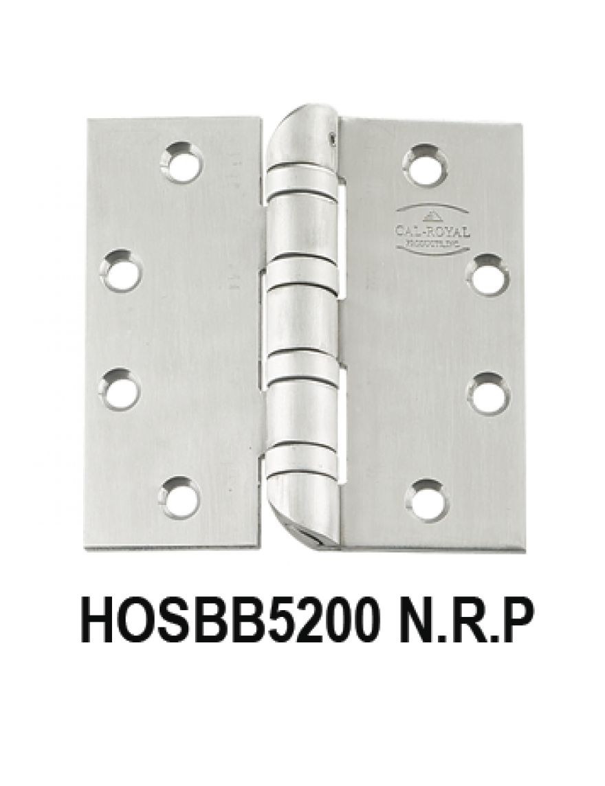 Cal-Royal HOSBB Hospital Tip Hinge Ball Bearing 4 1/2" x 4 1/2"