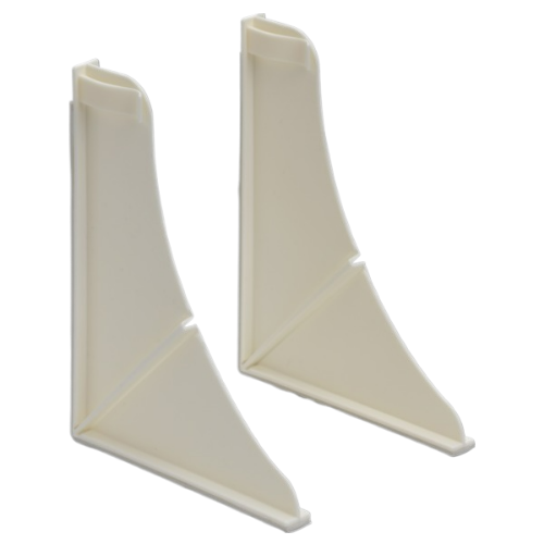 Delta Faucet Co 76814WH 2-Pack White Shower Splash Guards