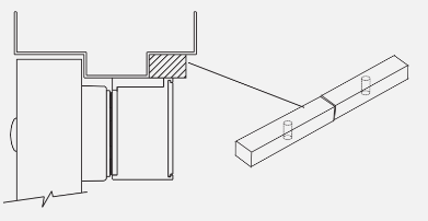 Schlage 420F Filler Plate For M420/422 Traffic Control Series Electromagnetic Lock