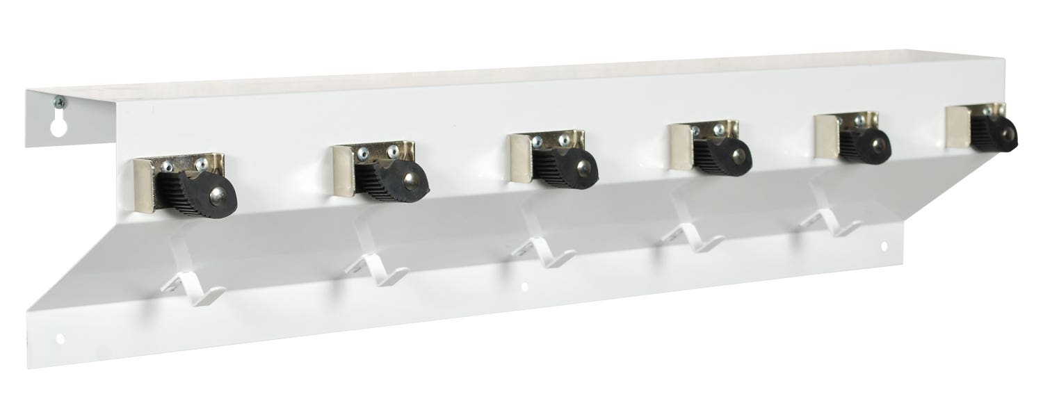 Ex-Cell Kaiser 333-6 WHT2 The Clincher Mop & Broom Holder with 6 cam
