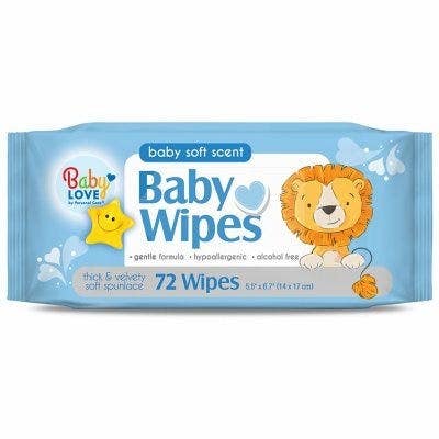Delta Brands 11932-12 Baby Wipes Blue