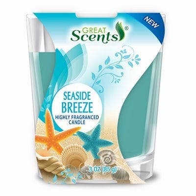 Delta Brands 92910-12 Scented Candles Seaside Breeze