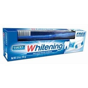 Delta Brands 10687-24 Toothpaste w/Toothbrush Whitening