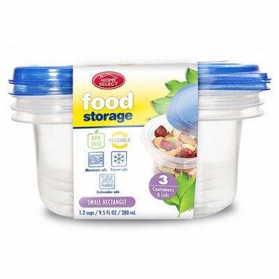 Delta Brands 11345-12 Food Storage Container Small Rectangle