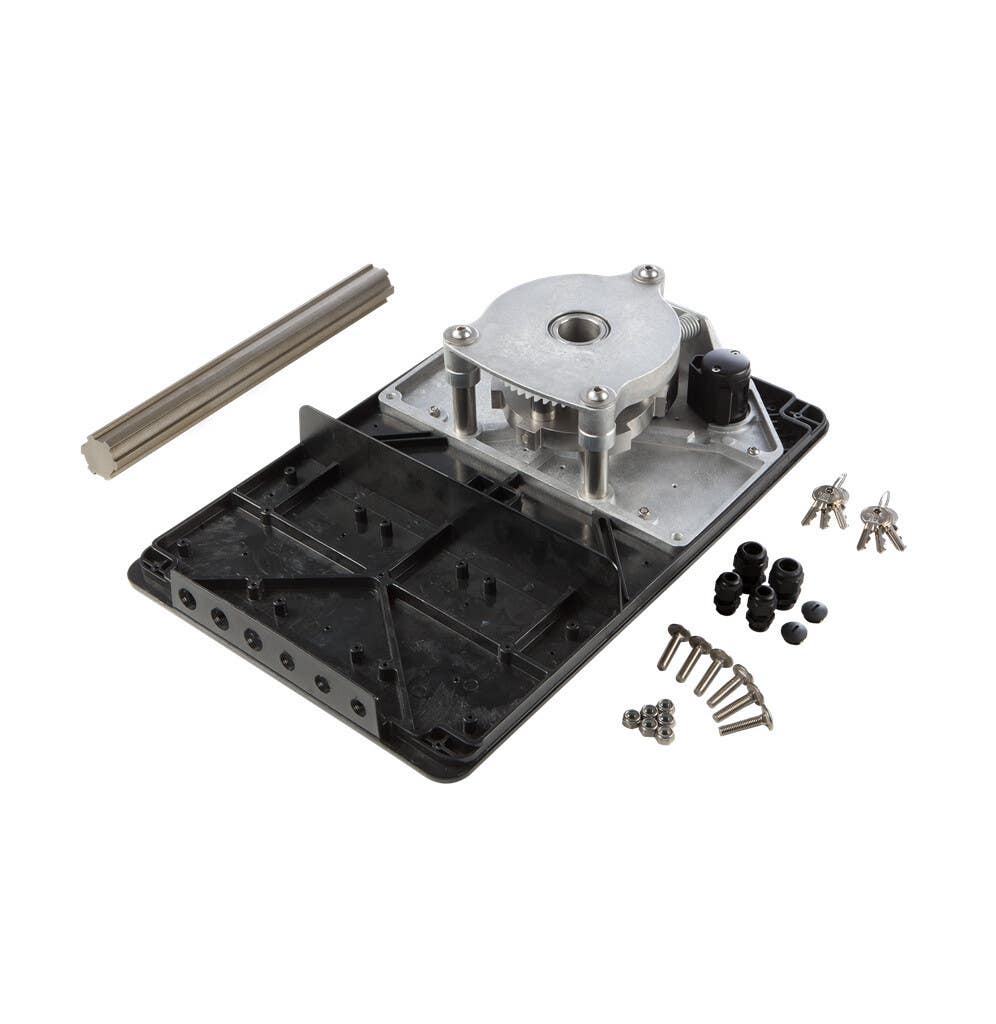 Locinox TT-BM3S Turnitec Base Mechanism for 3-Arm Turnstile (120 Degree)