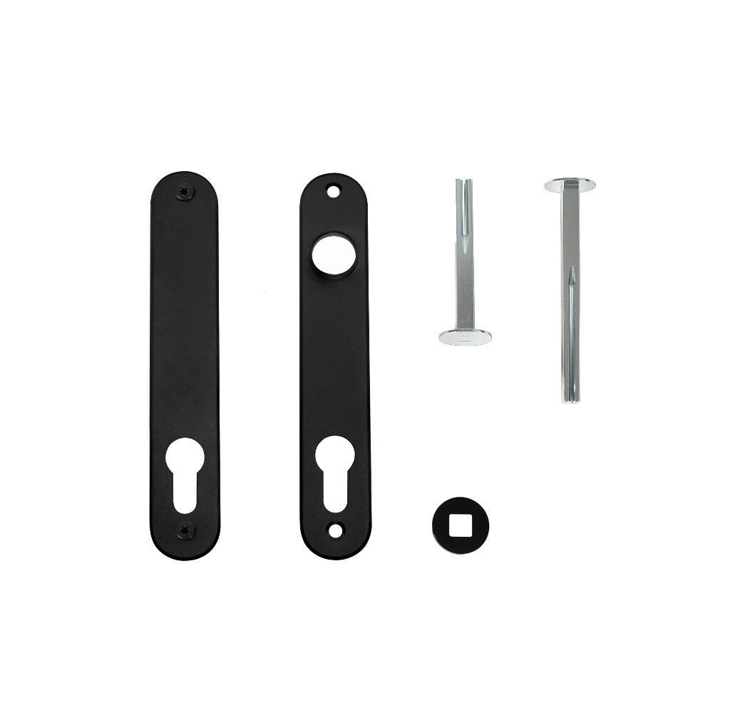 Locinox 3025-HYB-BLIND-ALU Set of Cover Plates for Insert Locks, 2-Pcs.