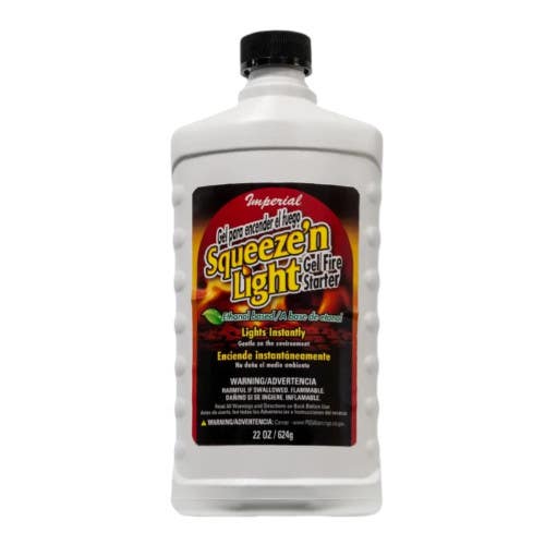 Imperial KK0343 Squeez N Light Fire Starter Gel, 24-oz.
