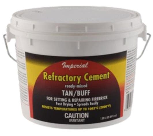 Imperial KK0307 Sodium Silicate Firebrick Refractory Cement, 64-oz.