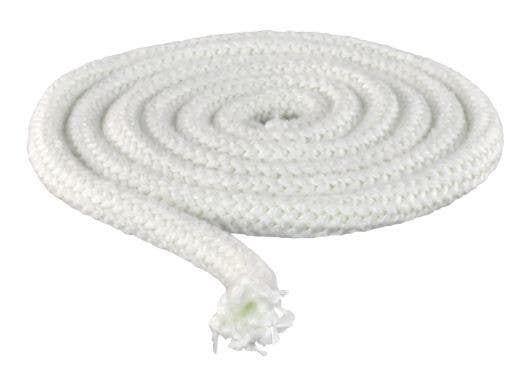 Imperial GA0159 Fiberglass Door Gasket Rope, White, 6 ft.