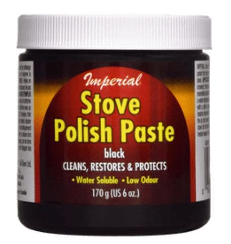 Imperial KK0059 Black Stove Polish Paste 6-oz.