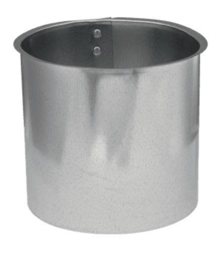 Imperial GV0931 Stove Pipe Thimble, Galvanized, 6 x 6 in