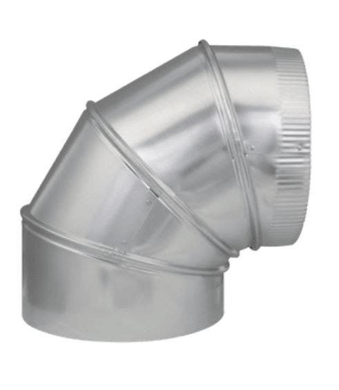 Imperial GV0308 Stove Pipe Adjustable Elbow, 90-Degree, Galvanized, 10 in