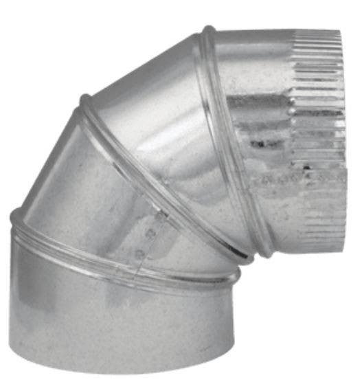Imperial GV0294-C HVAC Furnace Elbow, 90 Degess, 26 Gauge 6 in Adjustable