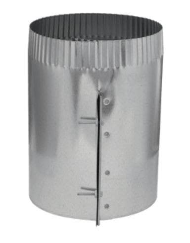Imperial GV1072 HVAC Drawband/Pipe Connector, Galvanized, 6 in