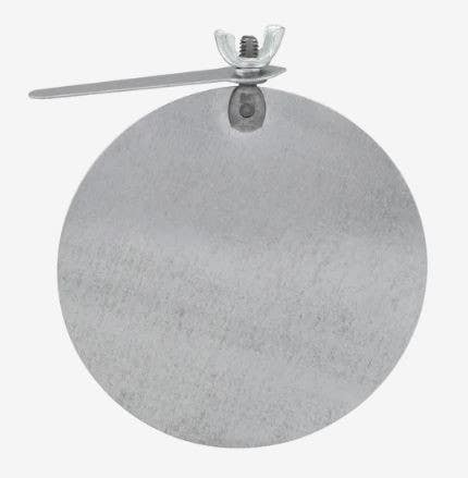 Imperial GV0752 HVAC Duct Pipe Air Damper With Handle, Galvanized, 6 in