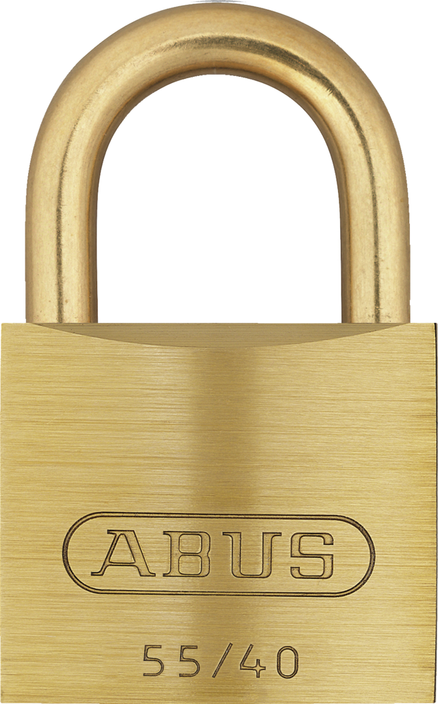 Abus 55MB/40HB63 Brass Body Padlock Keyed Alike