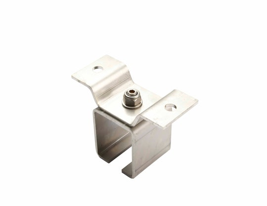 Pemko 3/_ Henderson Stainless Steel Overhead Bracket For Sliding and Folding Doors