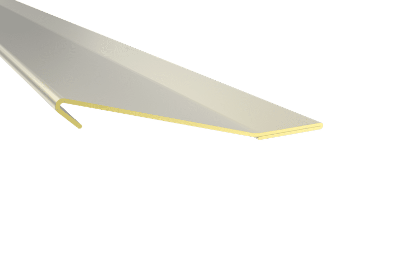 Pemko P51B17 Cushion/Spring Weatherstrip, 1-1/8" W x 17' L, Mill Finish Extruded Bronze (Brass)