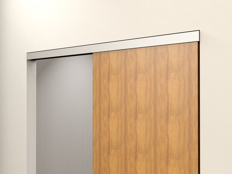 Pemko H180A Sliding Door Kit, 180lb/Panel, Finish-Clear Anodized Aluminum