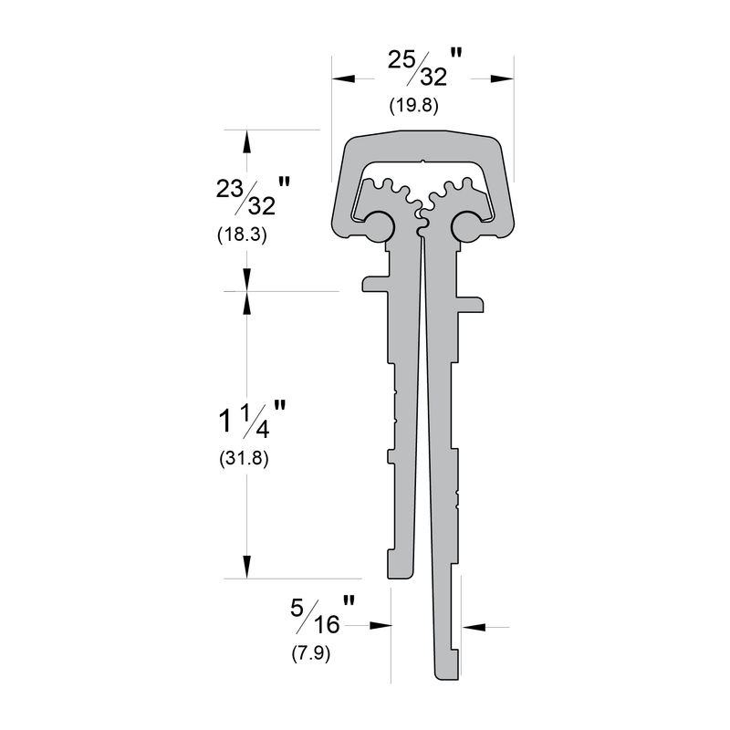 Pemko SPFM_SLI Special Full Mortise Short Leaf Inset Continuous Geared Hinge, Heavy Duty Grade 1