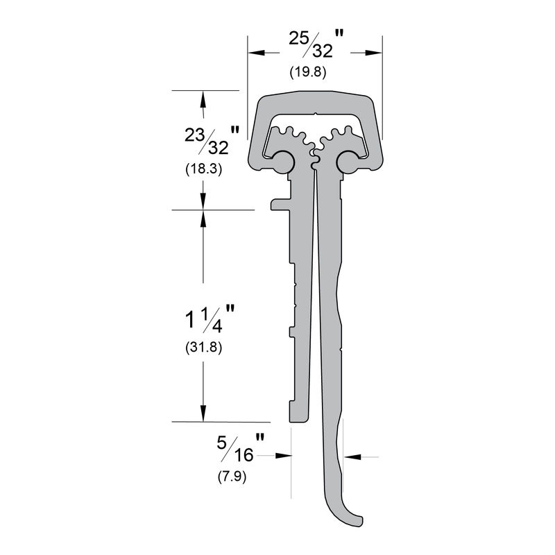 Pemko SPFM Special Full Mortise Continuous Geared Hinge, Heavy Duty Grade 1