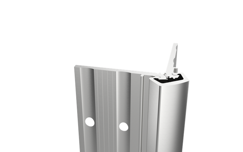 Pemko K_FM Kawneer Full Mortise Continuous Geared Hinge, Capacity-Heavy Duty Grade 1, 3" Bearing Spacing