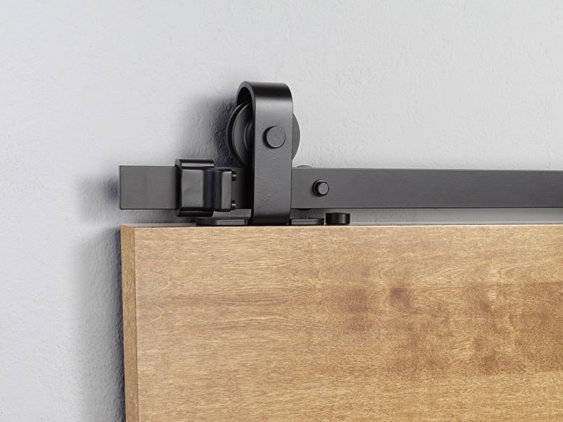 Pemko BLD-FT-02  Builders Series Flat Track Sliding Door System For Wood Door