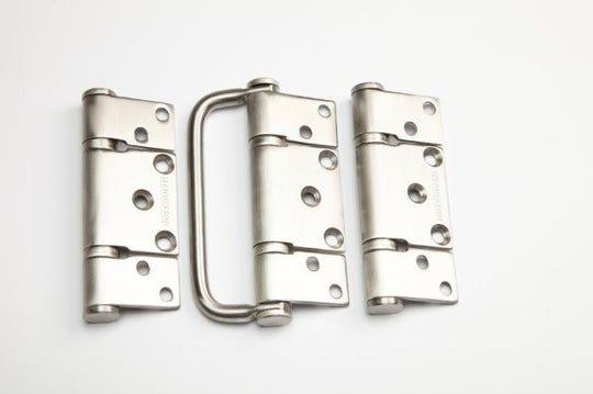 Pemko SF7S Henderson Securefold Hinge Set, Finish-Satin