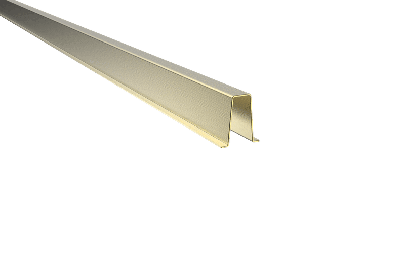 Pemko B30-96 Interlock Weatherstrip, Length-96", Mill Finish Extruded Bronze (Brass)