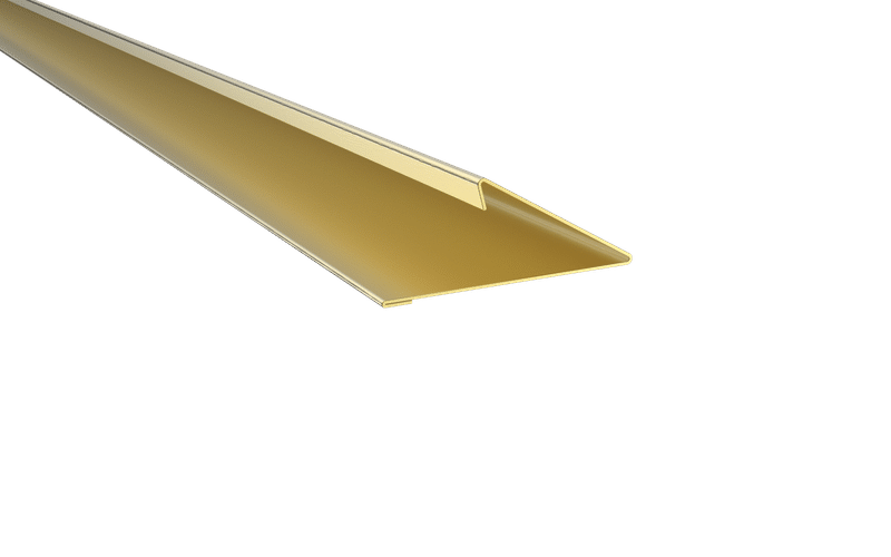 Pemko B75-96 Cushion Weatherstrip, Length-96", Mill Finish Extruded Bronze (Brass)