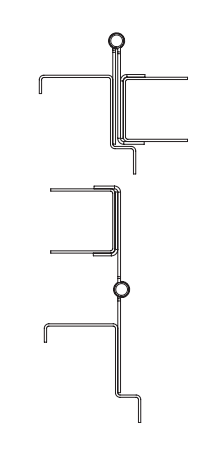 Markar HG305WT10 Hinge/Guard Pin and Barrel Hinge, Finish-Satin Stainless Steel