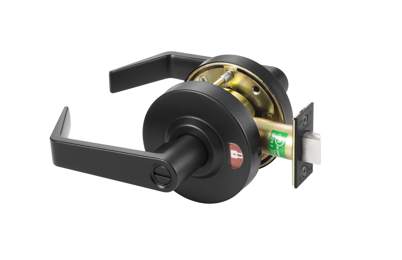 Arrow APL02-ST Series Cylindrical Indicator Lock, Function-Privacy w/ Indicator, Lever-Sierra