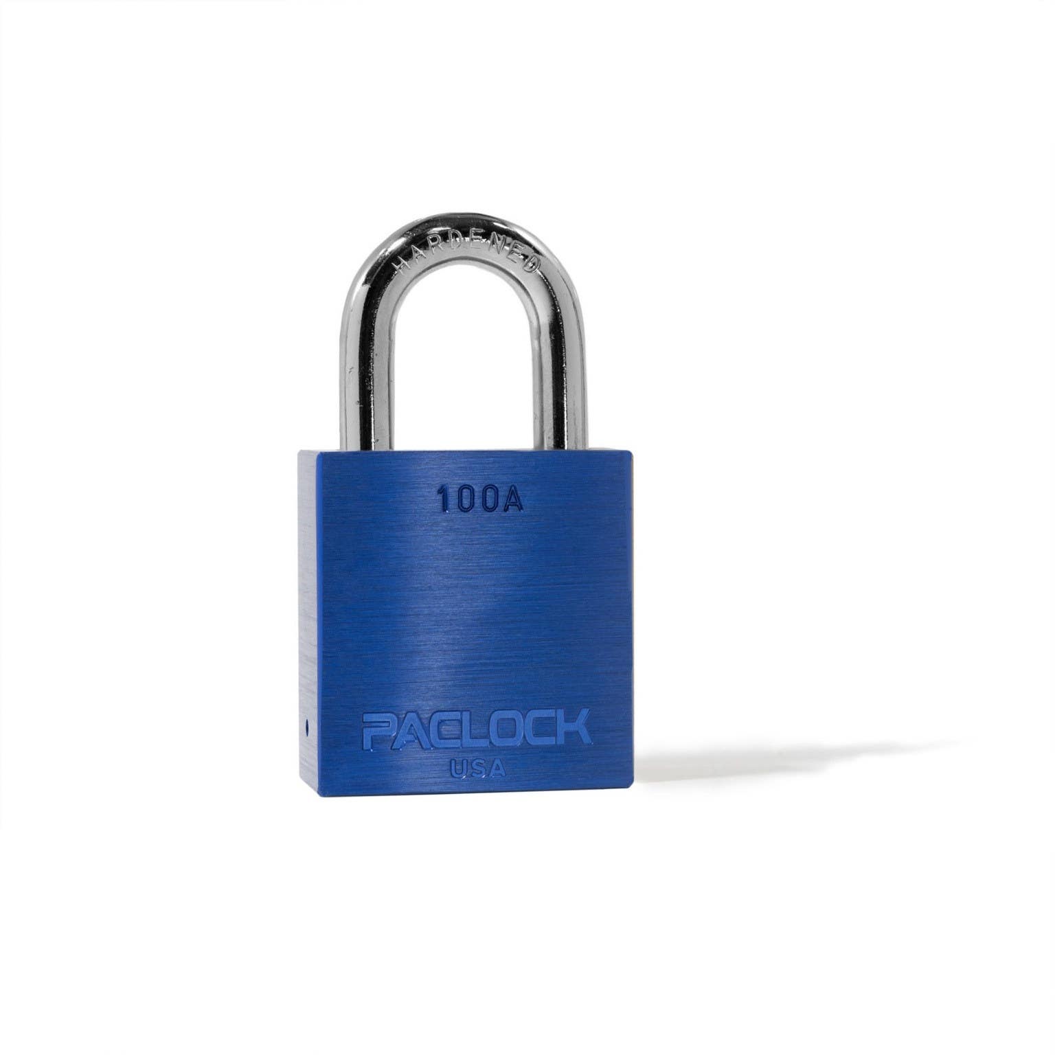 Paclock 100A Standard Rekeyable Medium Duty Aluminum Padlock, 5/16" Shackle Dia.