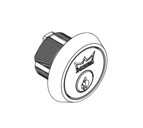 KABA 90 Conventional (Non-IC) Mortise Cylinder