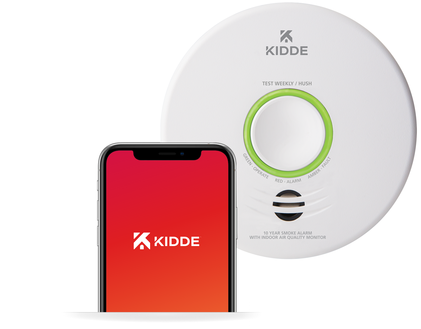 Kidde P4010ACSAQ-WF Smart Smoke Alarm w/ Indoor Air Quality Monitor