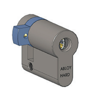 Abloy Sentry CLL718T Cliq Cam Lock, w/o Keys, Keying Platform-Protec2, Finish-Bright Chrome