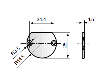 Abloy Sentry 800522 Fitting Plate EP303